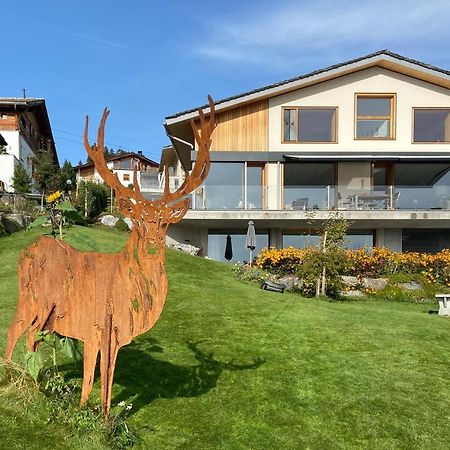 Casa Admisa, Spektakulaere Aussicht, Ski In And Out, Hochwertige Einrichtung, Valserstein Und Eiche Flims Exteriér fotografie