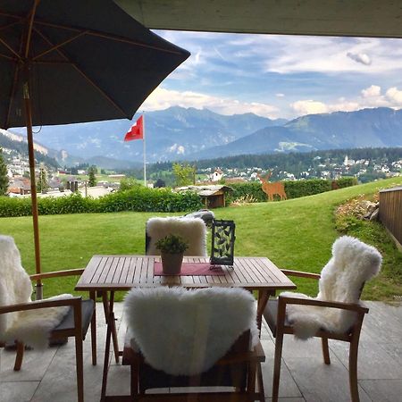 Casa Admisa, Spektakulaere Aussicht, Ski In And Out, Hochwertige Einrichtung, Valserstein Und Eiche Flims Exteriér fotografie