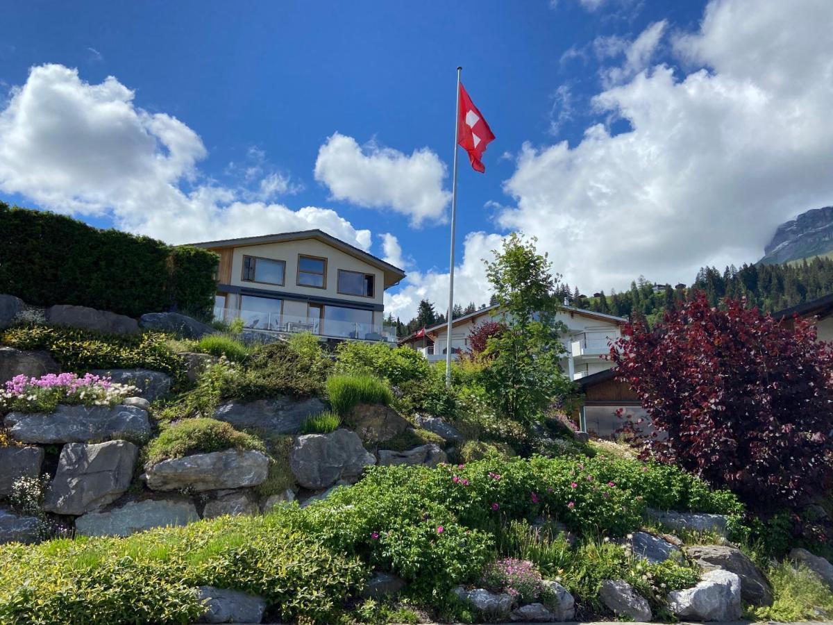 Casa Admisa, Spektakulaere Aussicht, Ski In And Out, Hochwertige Einrichtung, Valserstein Und Eiche Flims Exteriér fotografie