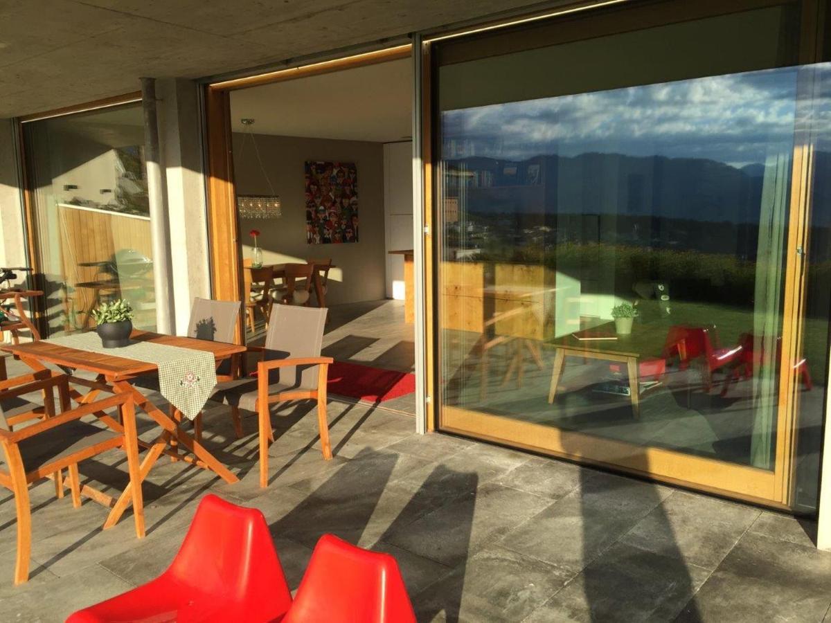 Casa Admisa, Spektakulaere Aussicht, Ski In And Out, Hochwertige Einrichtung, Valserstein Und Eiche Flims Exteriér fotografie