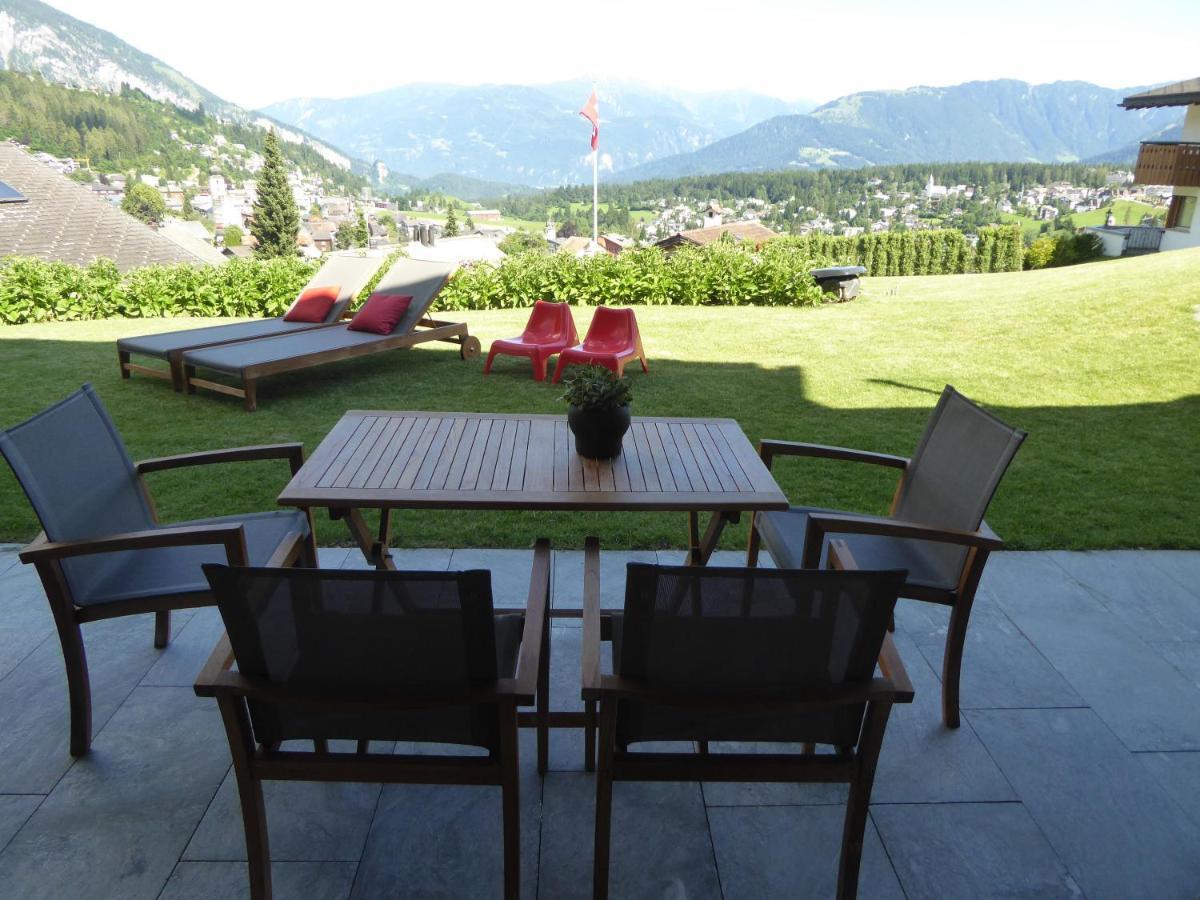 Casa Admisa, Spektakulaere Aussicht, Ski In And Out, Hochwertige Einrichtung, Valserstein Und Eiche Flims Exteriér fotografie